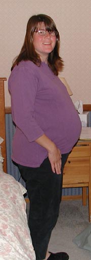 Pregnant with Natalie