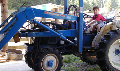 On Great Grandpa's Tractor