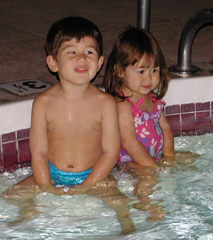 Simmering in the Hotel Jacuzzi