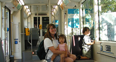 Taking the Tram in Downtown Portland