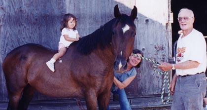 Horsing Around on Great Grandpa's Farm