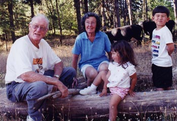 Logging with the Great Grandparents