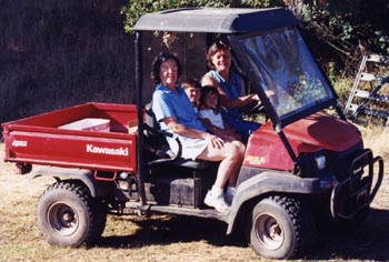 Muling Around on Great Grandma's Farm
